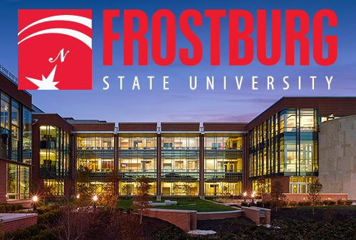 Frostburg State Gira Center at night